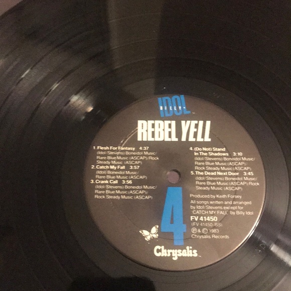 Billy Idol Rebel Yell - Picture 4 of 5